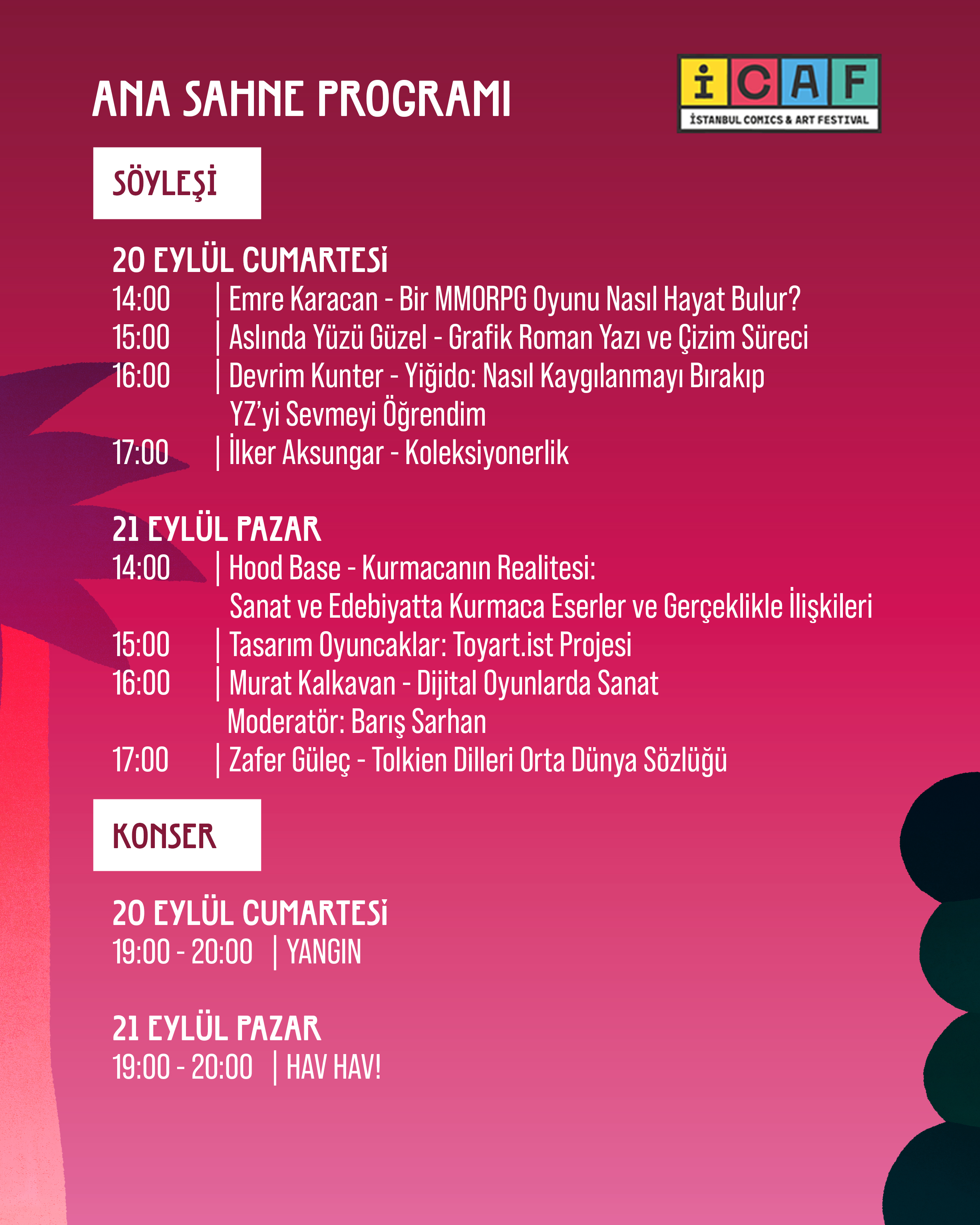 2025 Konser ve Söyleşi 